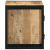 Szafki nocne 2 szt. 40x35x40 cm Drewno lite surowe Mango