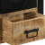 Szafki nocne 2 szt. 40x35x40 cm Drewno lite surowe Mango