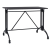 Noga do stolika bistro, czarna, 93x60x72 cm, odlew aluminiowy
