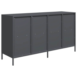 Szafka, antracytowa, 135x39x73,5 cm, stal walcowana na zimno