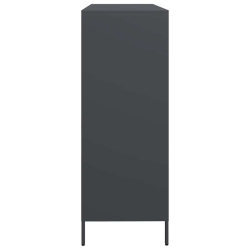 Szafka, antracytowa, 135x39x103,5 cm, stal walcowana na zimno