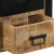 Szafka nocna 40x35x25 cm lite drewno surowe mango