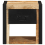 Szafki nocne 2 szt. 40x35x40 cm Drewno lite surowe Mango