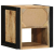 Szafki nocne 2 szt. 40x35x40 cm Drewno lite surowe Mango