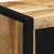 Szafki nocne 2 szt. 40x35x40 cm Drewno lite surowe Mango