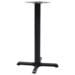 Noga stołu bistro czarna 56x56x72 cm żeliwo