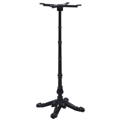Noga stołu bistro czarna 52x52x108 cm żeliwo