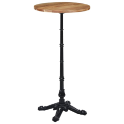 Noga stołu bistro czarna 52x52x108 cm żeliwo