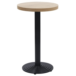 Noga stołu bistro czarna Ø43x72 cm żeliwo
