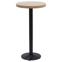 Noga stołu bistro czarna Ø43x107 cm żeliwo