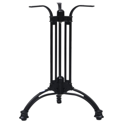 Noga stołu bistro czarna Ø60x72 cm odlew aluminiowy