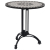 Noga stołu bistro czarna Ø60x72 cm odlew aluminiowy