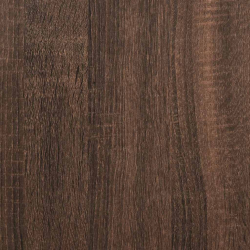Szafka RTV Brązowy Dąb 100x35x54 cm Drewno klejone