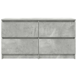 Szafka RTV Beton Szary 100x35x54 cm Drewno klejone
