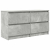 Szafka RTV Beton Szary 100x35x54 cm Drewno klejone