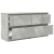 Szafka RTV Beton Szary 100x35x54 cm Drewno klejone