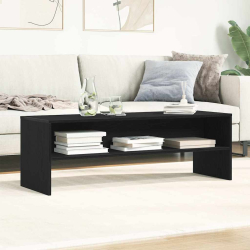Szafka RTV Czarny Dąb 120x40x40 cm Drewno klejone