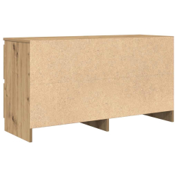 Szafka RTV Artisan Oak 100x35x54 cm Drewno klejone