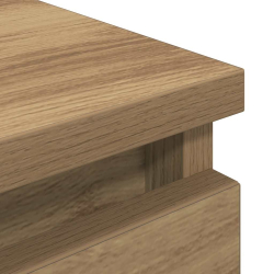 Szafka RTV Artisan Oak 100x35x54 cm Drewno klejone