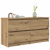 Szafka RTV Artisan Oak 100x35x54 cm Drewno klejone