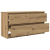 Szafka RTV Artisan Oak 100x35x54 cm Drewno klejone