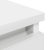 Szafka RTV Biała 100x35x54 cm Drewno klejone