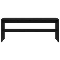 Szafka RTV Czarny Dąb 100x40x40 cm Drewno klejone