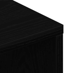 Szafka RTV Czarny Dąb 100x40x40 cm Drewno klejone