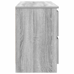 Szafka RTV Szara Sonoma 100x35x54 cm Drewno klejone
