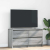 Szafka RTV Szara Sonoma 100x35x54 cm Drewno klejone