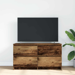 Szafka RTV Stare drewno 100x35x54 cm Drewno klejone