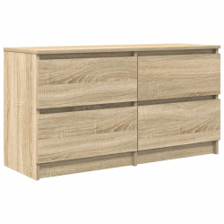 Szafka RTV Sonoma Oak 100x35x54 cm Drewno klejone