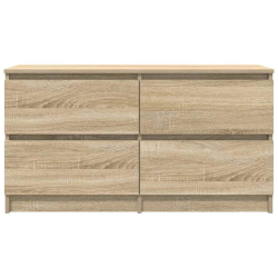 Szafka RTV Sonoma Oak 100x35x54 cm Drewno klejone