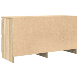 Szafka RTV Sonoma Oak 100x35x54 cm Drewno klejone