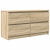Szafka RTV Sonoma Oak 100x35x54 cm Drewno klejone
