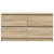 Szafka RTV Sonoma Oak 100x35x54 cm Drewno klejone