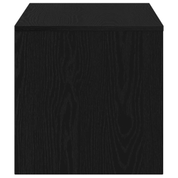 Szafka RTV Czarny Dąb 100x40x40 cm Drewno klejone