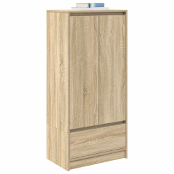 Szafka z szufladą Dąb Sonoma 55,5x34x119,5 cm Drewno klejone