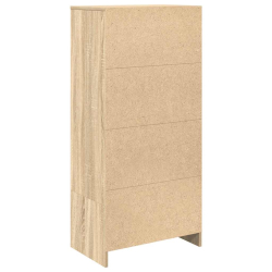 Szafka z szufladą Dąb Sonoma 55,5x34x119,5 cm Drewno klejone