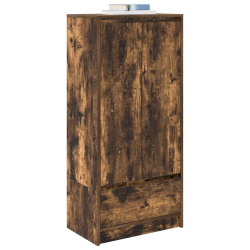 Szafka z szufladą Dąb wędzony 55,5x34x119,5 cm Drewno klejone