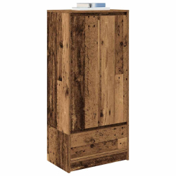 Szafka z szufladą Stare drewno 55,5x34x119,5 cm Drewno klejone