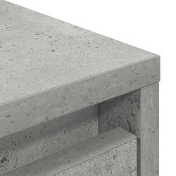 Szafka z szufladą Beton Szary 55,5x34x119,5 cm Drewno klejone