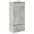 Szafka z szufladą Beton Szary 55,5x34x119,5 cm Drewno klejone