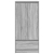 Szafka z szufladą Szara Sonoma 55,5x34x119,5 cm Drewno klejone