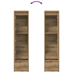 Komoda Artisan Oak 29,5x34x119,5 cm Drewno klejone