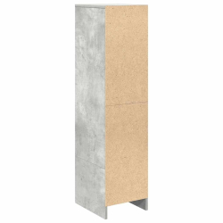 Komoda betonowa szara 29,5x34x119,5 cm Drewno klejone