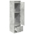 Komoda betonowa szara 29,5x34x119,5 cm Drewno klejone