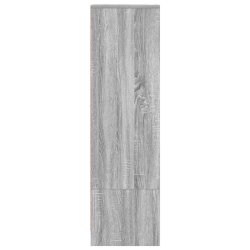 Komoda Szara Sonoma 29,5x34x119,5 cm Drewno klejone