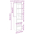 Komoda Stara Drewno 37,5x35x180 cm Drewno klejone
