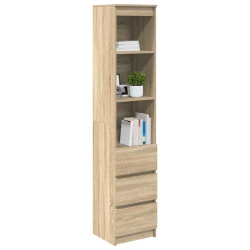 Komoda Sonoma Oak 37,5x35x180 cm Drewno klejone